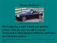 Tablet Screenshot of frenzybars.com